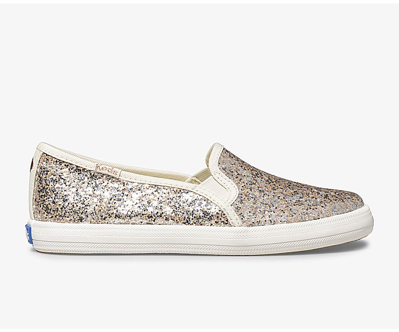 Keds Kid's X Kate Spade New York Double Decker Metallic Glitter Multicolor Casuals Shoes - LG1496532